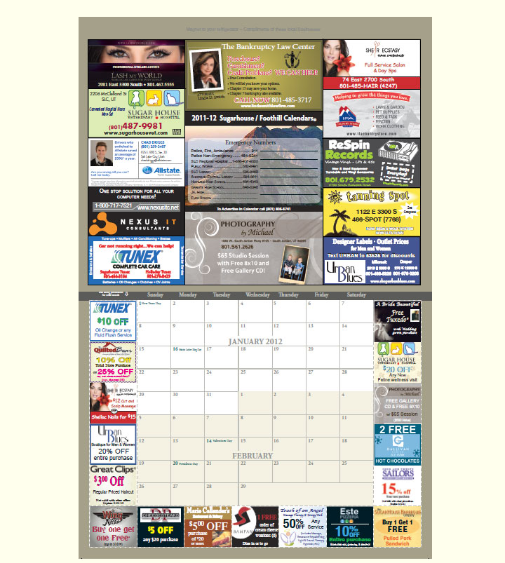 Coupon Calendar